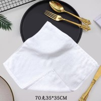 纯棉小方巾全棉四角毛巾擦手抹布-70g白色(10条装)尺寸35*35cm
