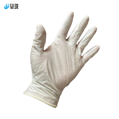 鋆珑 一次性乳胶手套 餐饮厨房洗碗家用 100只 盒