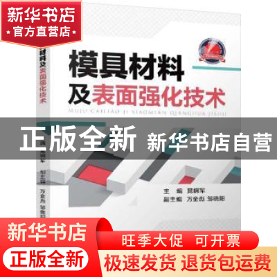 正版 模具材料及表面强化技术 晁拥军主编 机械工业出版社 978711
