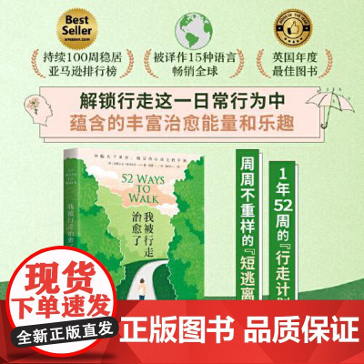 我被行走治愈了 解锁行走日常行为疗愈力 52种创新走法行走方案12分钟快走跳舞式行走逆向行走冥想行走步行爱好者参考书籍