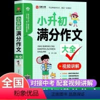 [全3册]小升初满分作文+古诗词+文言文阅读与训练120篇 小学升初中 [正版]小升初满分作文大全小学六年级精选高分获奖
