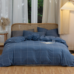 婵思 法莱绒纯棉四件套 床上用品套件