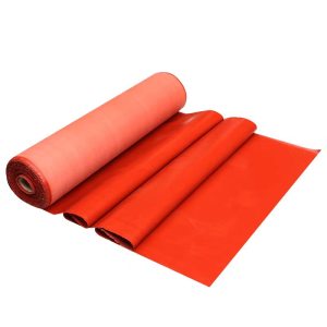 盛京联硕 防火布 电缆包裹阻燃布 耐高温隔热布 红色0.9mm厚 平方米