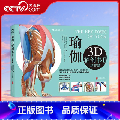 瑜伽3D解剖书Ⅱ 动作篇 [正版]央视网瑜伽3D解剖书Ⅱ 动作篇 重要的不仅是怎么做 更是为什么要这样做 深入指导5大练