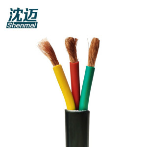 沈迈 铜芯软电缆 ZR-YJVR-0.6/1KV-3*6mm² /米