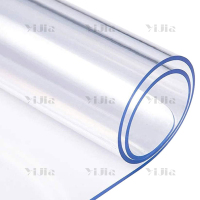 翌嘉YJ40618122 透明桌布pvc餐桌垫茶几垫防水防油软玻璃 80*140