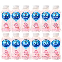味全活性乳酸菌乳饮品 0蔗糖白桃乌龙原味 435ml*12瓶整箱 低温冷藏 活菌饮品 餐后舒畅 0蔗糖更健康