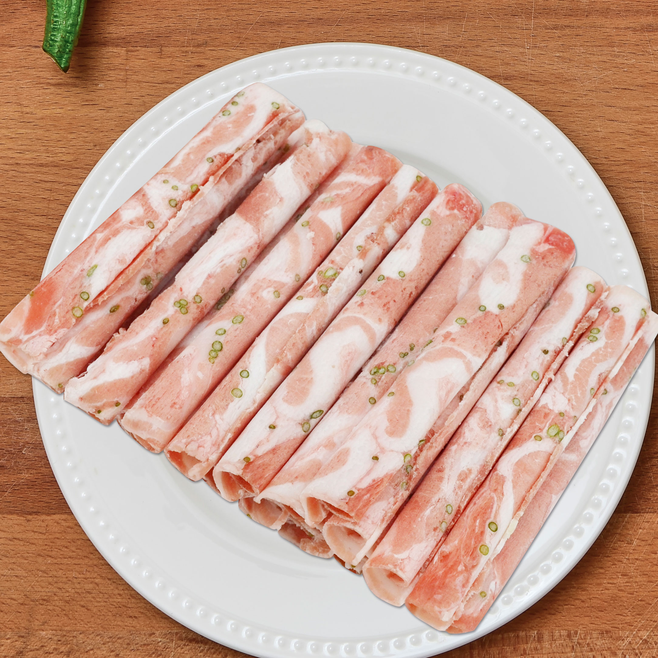 巴林牧场沙葱羊肉卷400g*2袋 火锅食材 羊肉片肉卷