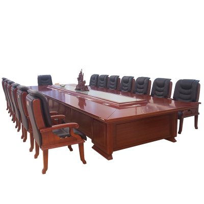 鸿业盛大FS-A7217办公家具会议桌长桌大型桌长方形多功能培训桌6000L*2000W*760H 胡桃色