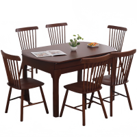 依韵珂餐桌椅一桌六椅120*75*75cm套