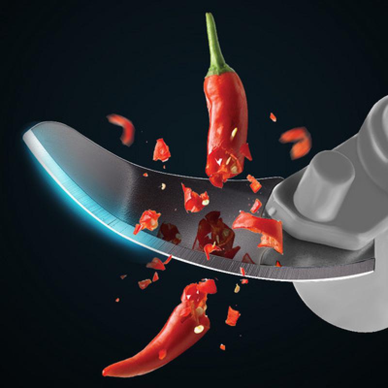 碎家用手动辣椒机器蒜泥器 手拉绞蒜 尊贵款:玫瑰金12秒绞碎5刀料理