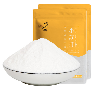 盛耳小苏打500gX2食用小苏打粉家用清洁去污去油碳酸氢钠食用碱粉