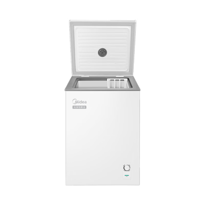 美的BD/BC-100KMC 100升 冷藏冷冻转换 小冰柜 白色家用囤货小冷柜 一级能效 极地白
