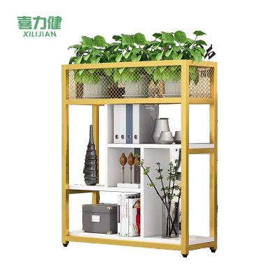 喜力健 铁艺花架 白色板金架-120CM 个