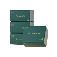 织梦 超韧可湿水抽取式纸面巾5层56抽*4包原生木浆抽纸纸巾实惠装餐巾纸家庭装纸抽卫生纸家用母婴可用 4包装