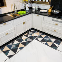 美帮汇厨房地垫家用吸油吸水防滑脚垫子防油耐脏卫生间客厅卧室进地毯