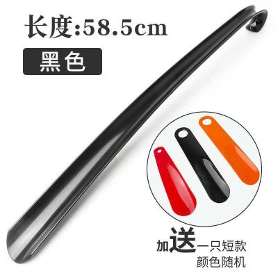 把鞋塑料鞋拔子老年人穿鞋烘焙精灵长柄鞋棍鞋溜子鞋靶提鞋辅助器拔长黑色