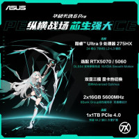 华硕(ASUS) 天选6 Pro 16英寸Intel?酷睿?Ultra9 275HX笔记本(1T固态固态硬盘 32G内存 DDR5 RTX5070 8G 2.5k屏)-魔幻青