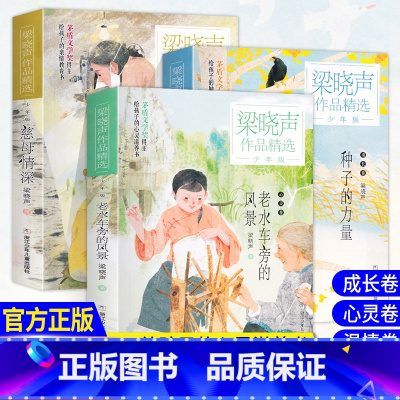 慈母情深+老水车旁的风景+种子的力量 [正版]王芳梁晓声作品精选少年版全3册慈母情深老水车旁的风景种子的力量人世间活法人