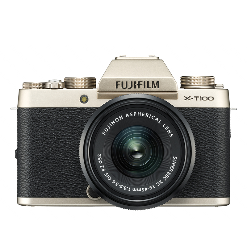 金色 单镜头套装 2400万像素 富士微单 xt100