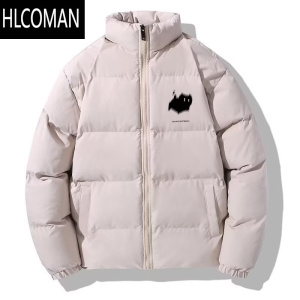 HLCOMAN加厚棉衣男女冬季2024潮流潮牌棉服休闲情侣款oversize棉袄外套男