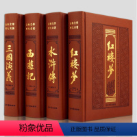 皮面四大名著(全4册) [正版]精装 中国四大名著全套初中西游记 水浒传 红楼梦 三国演义初中生版小学生版白话文原版青少