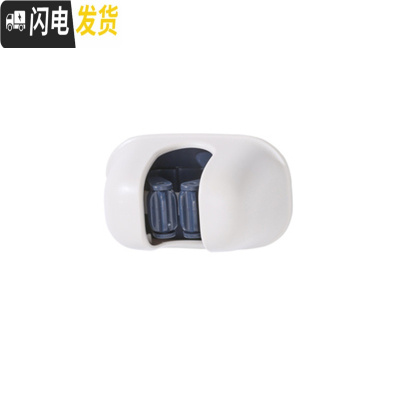 三维工匠无痕挂钩拖把夹卡座厨房挂架免打孔拖把架卫生间粘胶墙壁挂扫把夹 浅灰