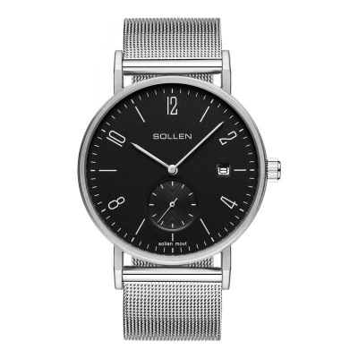 梭伦正品腕表男表带手表防水休闲商务男士手表男