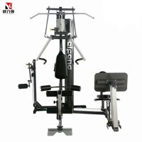 康力强KLQ-166多功能三站位单人站室内健身房综合组合力量训练器械