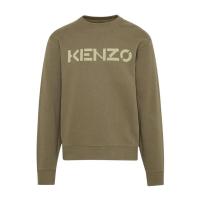 高田贤三(Kenzo)纯棉圆领长袖徽标卫衣男运动休闲百搭配色时尚套