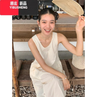 YIBUSHENGTurn right/陳大腿 法式性感吊带连衣裙女高级感气质背心长裙子