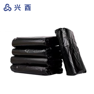 兴酉 黑色平口垃圾袋 70*90cm50只 包