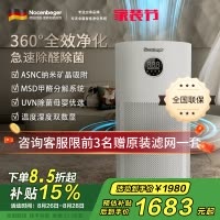 诺森柏格(Nocenbeger)空气净化器高效分解除甲醛细菌家用新房除异味pm2.5负离子净化器G6Plus