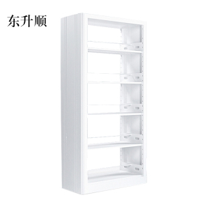 东升顺图书馆书架阅览室货架资料档案架钢制书架双面五层主架