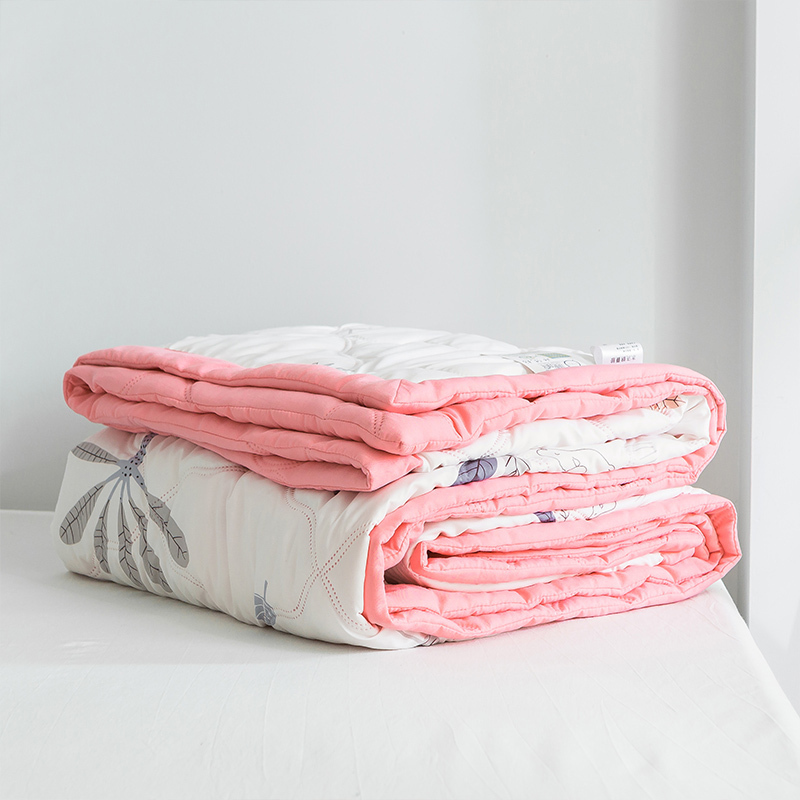美帮汇[花型随机]水洗棉夏被空调夏季夏凉被单双人被子被芯