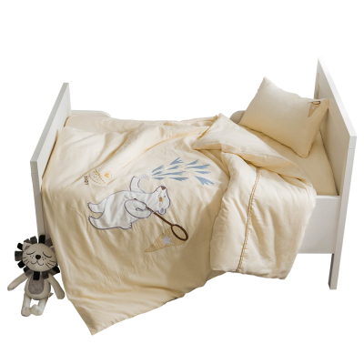 美帮汇幼儿园被子三件套含芯儿童全棉纱入园床品宝宝午睡六件套被褥