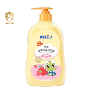 青蛙王子婴儿沐浴露洗发水二合一水果精华320ml