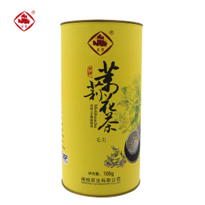 崟露茉莉花茶毛尖100克桶