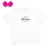 七斓mwood简木男装[宽松版型]新品265g印花圆领休闲短袖T恤