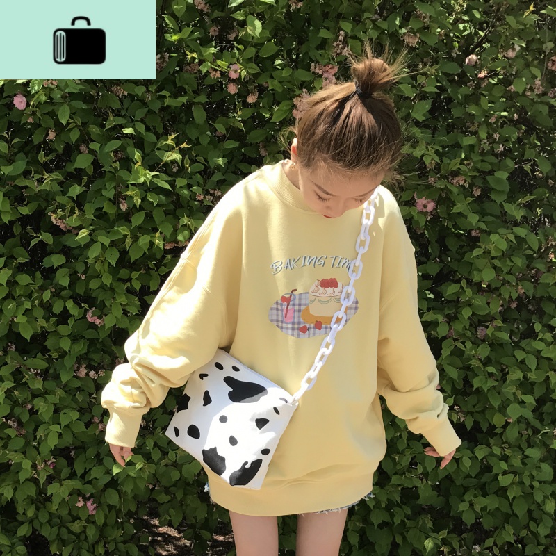 唐糖包袋/奶牛帆布斜挎包日系单肩包2020夏季新款百搭可爱小包女NEW LAKE女士单肩包