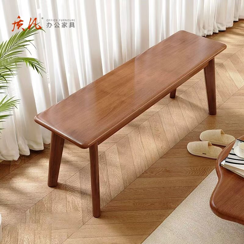 苏宁 质凡 北欧全实木长条实木凳 120*30*45cm颜色备注