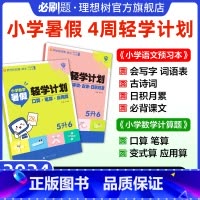 小学暑假衔接 2升3(语文+数学1套) 小学通用 [正版]2024秋小学暑假衔接语文数学口算应用题语文阅读练字古诗词暑假