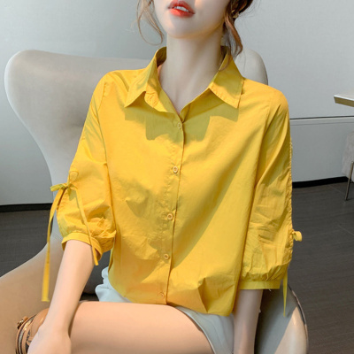 欣鸿茗夏季雪纺衫女装夏装2021年T恤短袖夏天短款上衣服