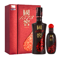 泸州老窖国窖1573君雅52度500ml+100ml*2瓶浓香型白酒礼盒装