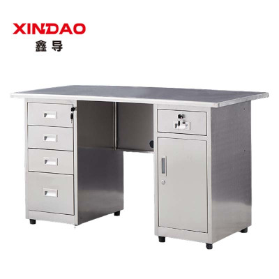 鑫导 304不锈钢办公桌 1600*700*750mm-K01 张