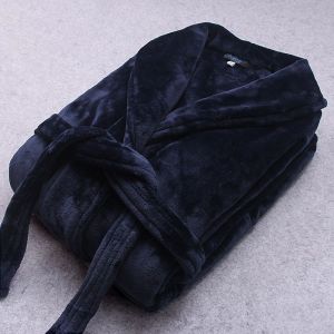 秋冬热卖新款加厚加长法兰绒睡袍珊瑚绒保暖睡衣情侣大码男女居家浴袍