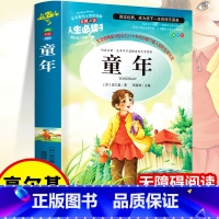 童年 [正版]童年六年级必读课外书 高尔基书 小学课外阅读原著彩绘版完整版小学生初中课外书籍三部曲爱的教育雨来人民文学教