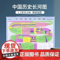 2024年 中国历史长河图挂图 1.1*0.8(米)学生用图历史大事件朝代顺序表中华上下五千年 防水可擦写 筒
