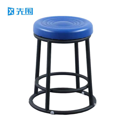 先围 高脚凳 黑炭钢架加厚面48cm高 个