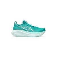 ASICS跑步鞋女缓震舒适耐磨耐用灵活自如贴合脚型绿色系带